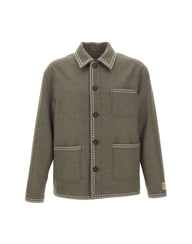GOLDEN GOOSE Giacca camicia "Gary" GREY Uomo 