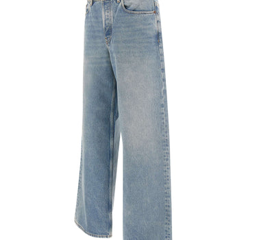 GOLDEN GOOSE Jeans "Parker" Light Blue Uomo 