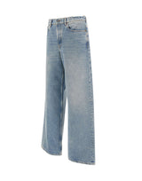 GOLDEN GOOSE Jeans "Parker" Light Blue Uomo 