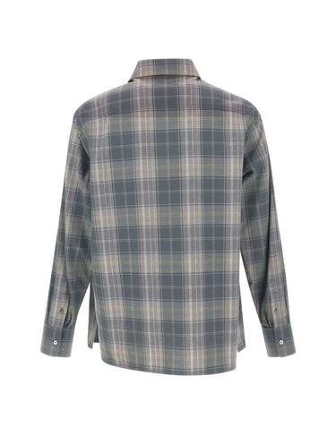 GOLDEN GOOSE Camicia fantasia check MULTICOLOR Uomo 