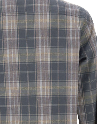 GOLDEN GOOSE Camicia fantasia check MULTICOLOR Uomo 
