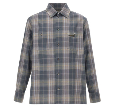 GOLDEN GOOSE Camicia fantasia check MULTICOLOR Uomo 
