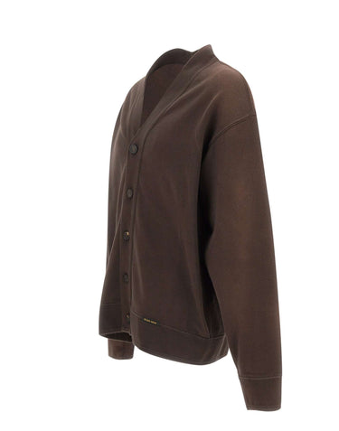GOLDEN GOOSE Cardigan "Romeo" BROWN Uomo 