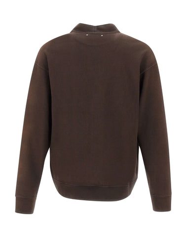 GOLDEN GOOSE Cardigan "Romeo" BROWN Uomo 