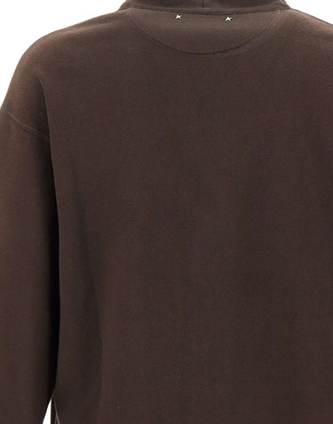 GOLDEN GOOSE Cardigan "Romeo" BROWN Uomo 