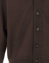 GOLDEN GOOSE Cardigan "Romeo" BROWN Uomo 