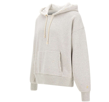 GOLDEN GOOSE Felpa Star in cotone GREY Unisex 