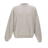 Felpa in cotone con maxi patch logo GUP02711 P00263760513 GOLDEN GOOSE 