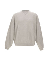 Felpa in cotone con maxi patch logo GUP02711 P00263760513 GOLDEN GOOSE 