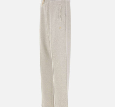 GOLDEN GOOSE Pantaloni jogging larghi in felpa GREY Unisex 