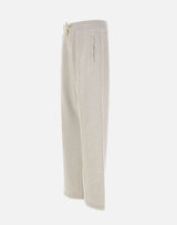 GOLDEN GOOSE Pantaloni jogging larghi in felpa GREY Unisex 