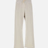 GOLDEN GOOSE Pantaloni jogging larghi in felpa GREY Unisex 