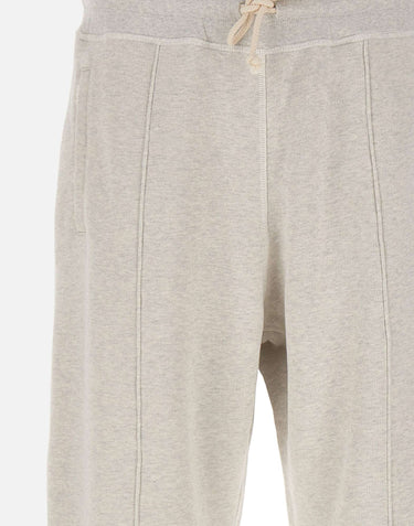 GOLDEN GOOSE Pantaloni jogging larghi in felpa GREY Unisex 