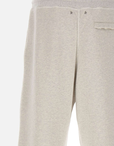 GOLDEN GOOSE Pantaloni jogging larghi in felpa GREY Unisex 