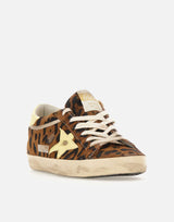 GOLDEN GOOSE Sneakers "Super-Star Classic" BROWN Donna 