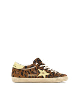 GOLDEN GOOSE Sneakers "Super-Star Classic" BROWN Donna 