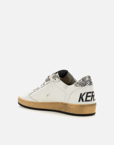 GOLDEN GOOSE Sneakers "Ball Star" in pelle WHITE Donna 