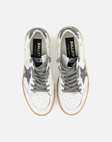 GOLDEN GOOSE Sneakers "Ball Star" in pelle WHITE Donna 