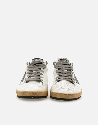 GOLDEN GOOSE Sneakers "Ball Star" in pelle WHITE Donna 