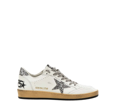GOLDEN GOOSE Sneakers "Ball Star" in pelle WHITE Donna 