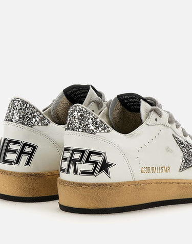 GOLDEN GOOSE Sneakers "Ball Star" in pelle WHITE Donna 