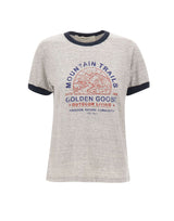 T-shirt in cotone con stampa GWP02768 P00264260717 GOLDEN GOOSE 