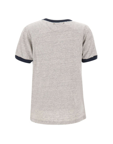 T-shirt in cotone con stampa GWP02768 P00264260717 GOLDEN GOOSE 