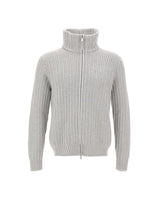 GRAN SASSO Cardigan in lana, viscosa e cashmere GREY Uomo 