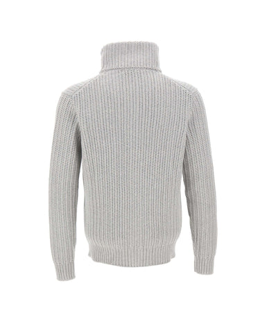GRAN SASSO Cardigan in lana, viscosa e cashmere GREY Uomo 
