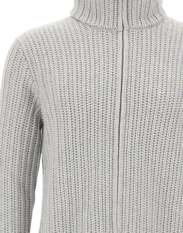 GRAN SASSO Cardigan in lana, viscosa e cashmere GREY Uomo 
