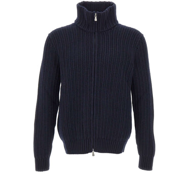 GRAN SASSO Cardigan in lana, viscosa e cashmere BLUE Uomo 