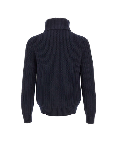 GRAN SASSO Cardigan in lana, viscosa e cashmere BLUE Uomo 