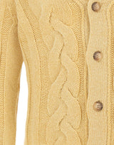 GRAN SASSO Cardigan in misto lana a trecce BLACK Uomo 