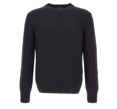 GRAN SASSO Maglione in lana BLACK Uomo 