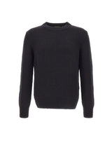 GRAN SASSO Maglione in lana BLACK Uomo 