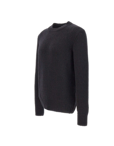 GRAN SASSO Maglione in lana BLACK Uomo 