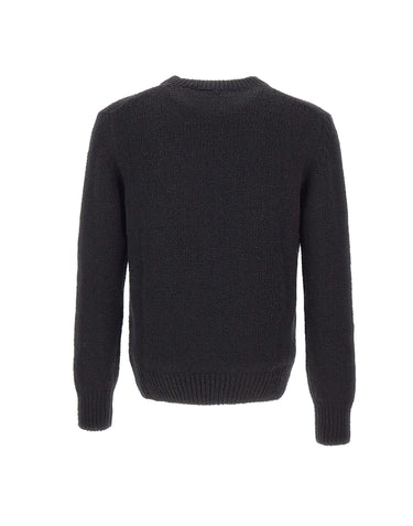 GRAN SASSO Maglione in lana BLACK Uomo 