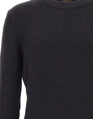 GRAN SASSO Maglione in lana BLACK Uomo 