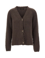 GRAN SASSO Cardigan in lana BROWN Donna 