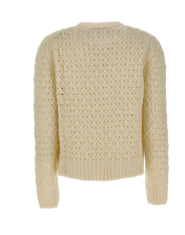 GRAN SASSO Cardigan in lana WHITE Donna 