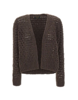 GRAN SASSO Cardigan in lana BROWN Donna 
