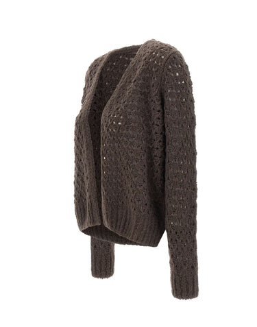 GRAN SASSO Cardigan in lana BROWN Donna 