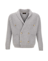 Cardigan in lana a doppiopetto 13183 25072071 GRAN SASSO 