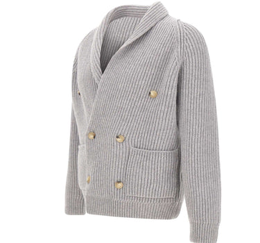 Cardigan in lana a doppiopetto 13183 25072071 GRAN SASSO 