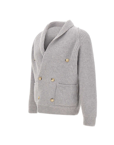 Cardigan in lana a doppiopetto 13183 25072071 GRAN SASSO 