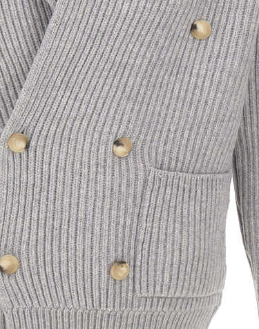 Cardigan in lana a doppiopetto 13183 25072071 GRAN SASSO 