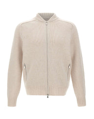 GRAN SASSO Cardigan in lana con zip BEIGE Uomo 