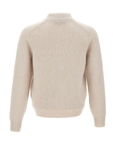 GRAN SASSO Cardigan in lana con zip BEIGE Uomo 