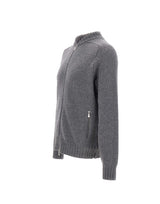 GRAN SASSO Cardigan in lana con zip GREY Uomo 