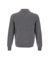GRAN SASSO Cardigan in lana con zip GREY Uomo 